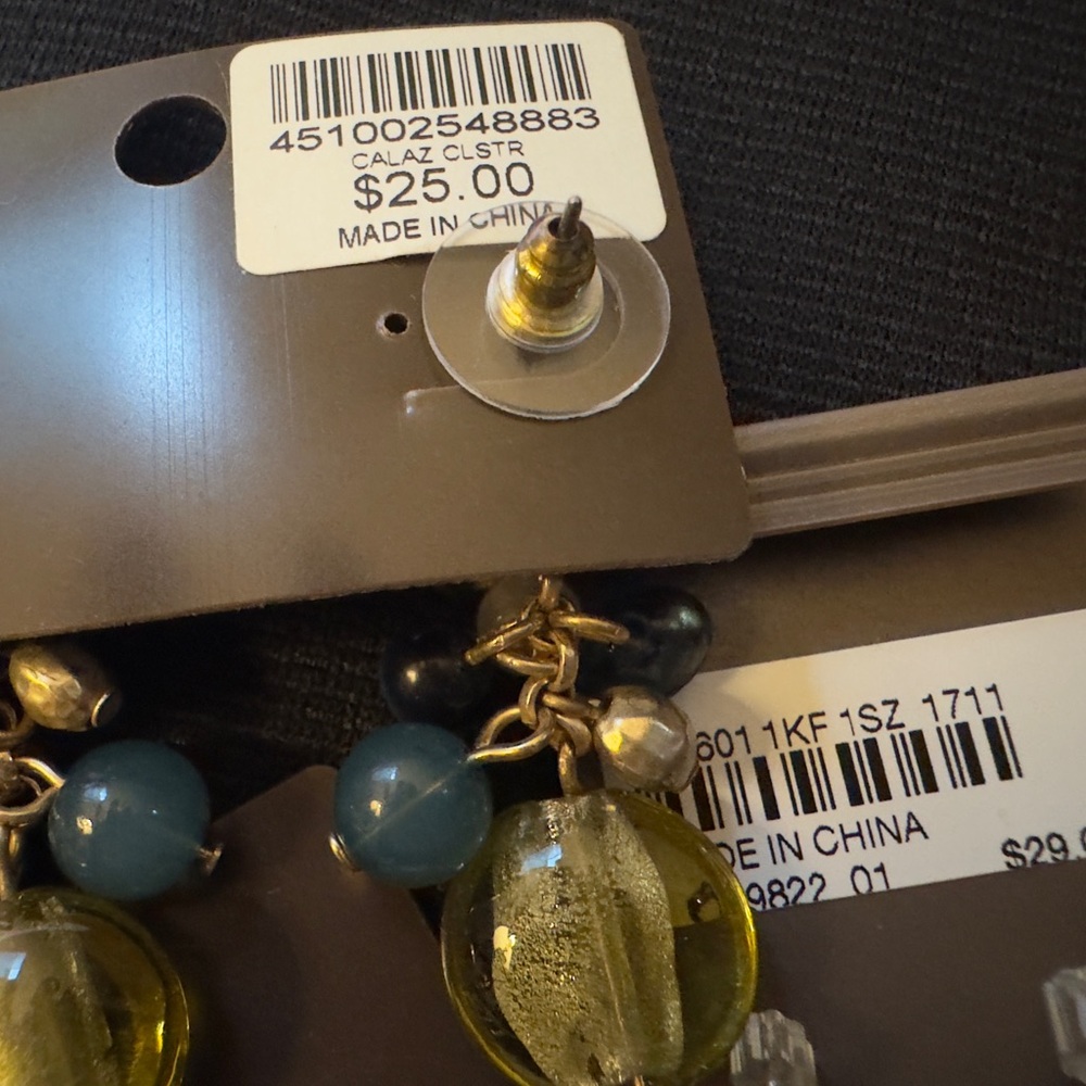 NWT BUNDLE Chico's J Jill Gold & Silver Earrings 4 pairs Pierced ears MSRP $109 - Picture 5 of 16